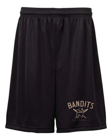 BANDITS SOFTBALL DRI FIT SHORTS