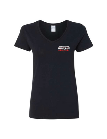 WOMENS V-NECK COTTON T-SHIRT